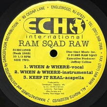 画像をギャラリービューアに読み込む, RAM SQUAD RAW / KEEP IT REAL/WHEN &amp; WHERE
