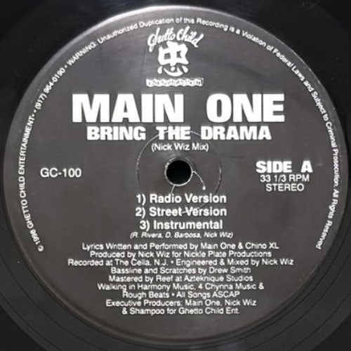 MAIN ONE / BRING THE DRAMA