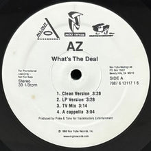 画像をギャラリービューアに読み込む, AZ / WHAT&#39;S THE DEAL/TRADIN&#39; PLACES
