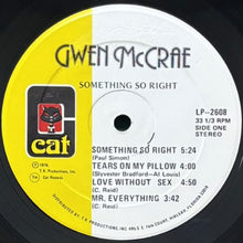 画像をギャラリービューアに読み込む, GWEN McCRAE / SOMETHING SO RIGHT
