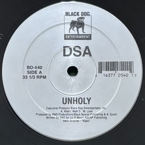 DSA / UNHOLY/UNCONTROLLABLE