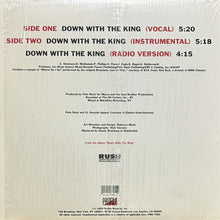 画像をギャラリービューアに読み込む, RUN-DMC / DOWN WITH THE KING
