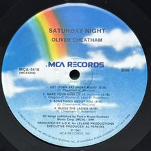 画像をギャラリービューアに読み込む, OLIVER CHEATHAM / SATURDAY NIGHT
