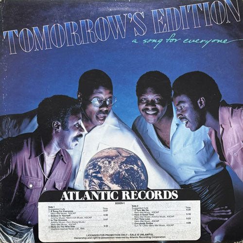 TOMORROW'S EDITION / A SONG FOR EVERYONE