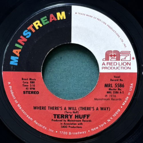 TERRY HUFF / WHERE THERE'S A WILL (THERE'S A WAY)/WHY DOESN'T LOVE LAS ...