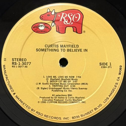 CURTIS MAYFIELD / SOMETHING TO BELIEVE IN – VINYL CHAMBER