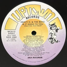 画像をギャラリービューアに読み込む, HEAVY D. &amp; THE BOYZ / IS IT GOOD TO YOU

