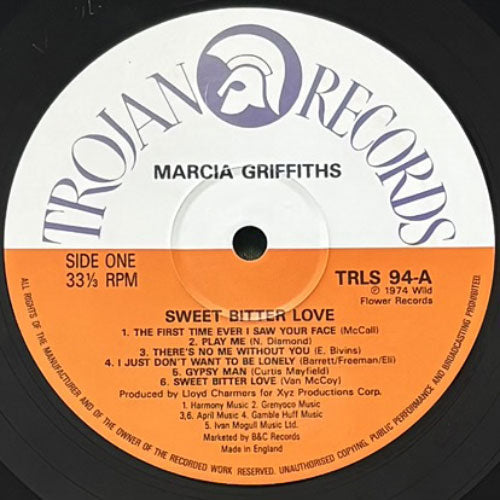 MARCIA GRIFFITHS / SWEET BITTER LOVE – VINYL CHAMBER