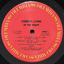 画像をギャラリービューアに読み込む, CHERYL LYNN / IN THE NIGHT
