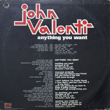 JOHN VALENTI / ANYTHING YOU WANT – VINYL CHAMBER