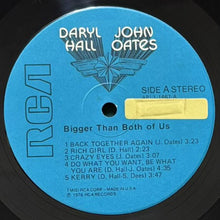 画像をギャラリービューアに読み込む, DARYL HALL &amp; JOHN OATES / BIGGER THAN BOTH OF US
