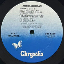 画像をギャラリービューアに読み込む, BLONDIE / AUTOAMERICAN
