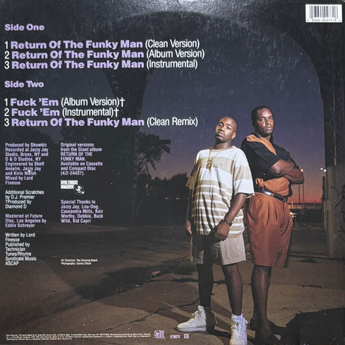 LORD FINESSE / RETURN OF THE FUNKY MAN/FUCK 'EM – VINYL CHAMBER