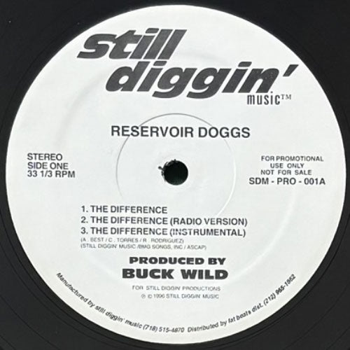 RESERVOIR DOGGS / THE DIFFERENCE/BACK TO BERTH/MUDER WE WROTE