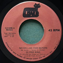 画像をギャラリービューアに読み込む, CLYDIE KING / NEVER LIKE THIS BEFORE/THE LONG AND WINDING ROAD
