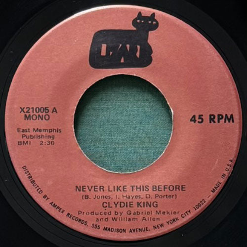 CLYDIE KING / NEVER LIKE THIS BEFORE/THE LONG AND WINDING ROAD