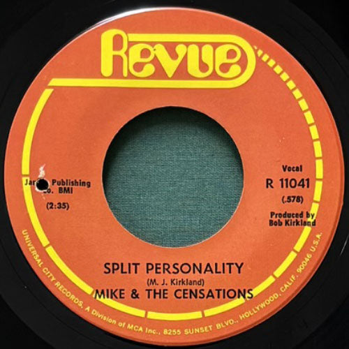 MIKE & THE CENSATIONS / SPLIT PERSONALITY/YOU'RE LIVING A LIE