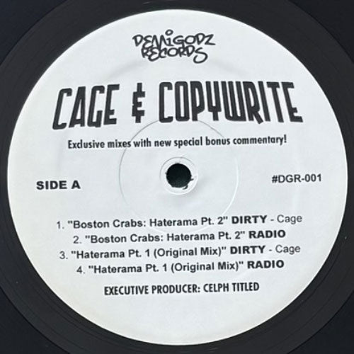 CAGE & COPYWRITE / BOSTON CRABS: HATERAMA PT. 2/HATERMA PT. 1/BOSTON BAKED BITCH