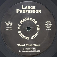 画像をギャラリービューアに読み込む, LARGE PROFESSOR / &#39;BOUT THAT TIME/LIVEGUY SAGA
