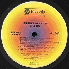 画像をギャラリービューアに読み込む, RUFUS &amp; CHAKA KHAN / STREET PLAYER
