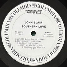 画像をギャラリービューアに読み込む, JOHN BLAIR / SOUTHERN LOVE

