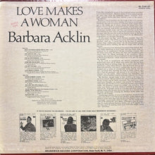 画像をギャラリービューアに読み込む, BARBARA AcKLIN / LOVE MAKES A WOMAN
