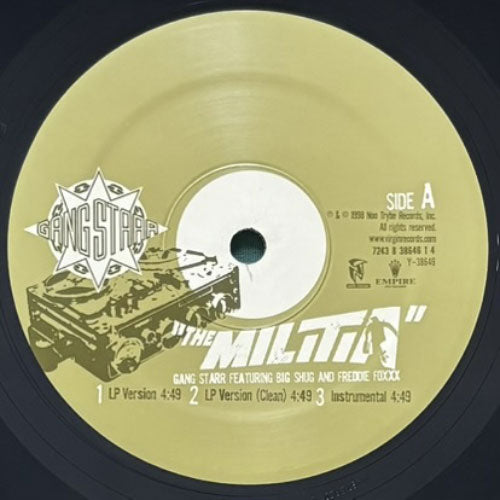 Gang Starr - The Militia (オリジナル) Gang Starr – The Militia – Vinyl (12