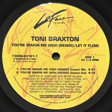 画像をギャラリービューアに読み込む, TONI BRAXTON / YOU&#39;RE MAKIN ME HIGH/LET IT FLOW
