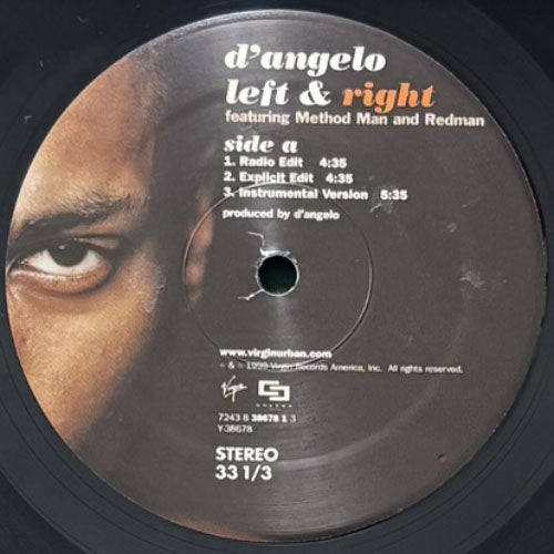 D'ANGELO / LEFT & RIGHT/UNTITLED (HOW DOES IT FEEL) – VINYL CHAMBER