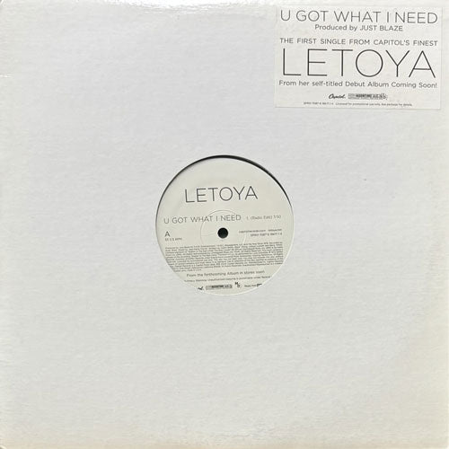 LETOYA / U GOT WHAT I NEED