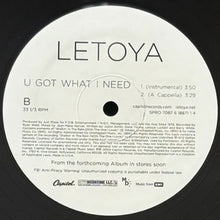 画像をギャラリービューアに読み込む, LETOYA / U GOT WHAT I NEED

