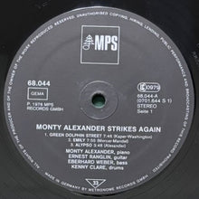 画像をギャラリービューアに読み込む, MONTY ALEXANDER / MONTY STRIKES AGAIN
