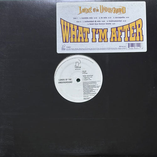 LORDS OF THE UNDERGROUND / WHAT I'M AFTER