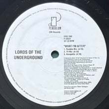 画像をギャラリービューアに読み込む, LORDS OF THE UNDERGROUND / WHAT I&#39;M AFTER
