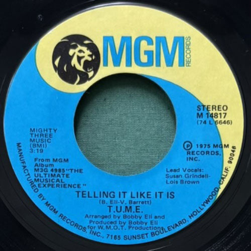 T.U.M.E. / TELLING IT LIKE IT IS/YOU'RE NOT HIM