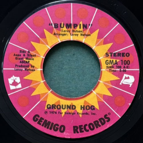 GROUND HOG / BUMPIN