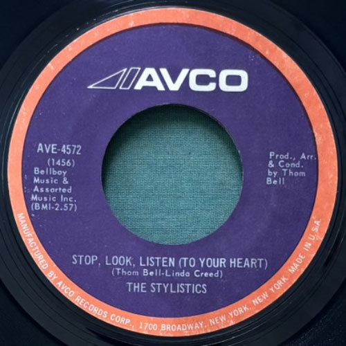 STYLISTICS / STOP, LOOK, LISTEN (TO YOUR HEART)/IF I LOVE YOU