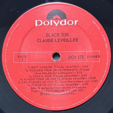 画像をギャラリービューアに読み込む, CLAUDE LEVEILLEE / BLACK SUN
