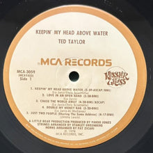 画像をギャラリービューアに読み込む, TED TAYLOR / KEEPIN&#39; MY HEAD ABOVE WATER
