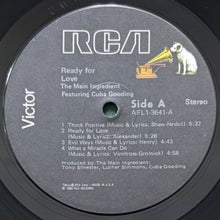 画像をギャラリービューアに読み込む, MAIN INGREDIENT featuring CUBA GOODING / READY FOR LOVE
