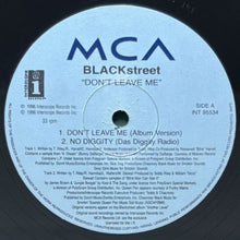 画像をギャラリービューアに読み込む, BLACKSTREET / DON&#39;T LEAVE ME/NO DIGGITY

