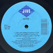 画像をギャラリービューアに読み込む, HI-FIVE / I JUST CAN&#39;T HANDLE IT
