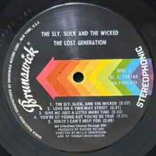 画像をギャラリービューアに読み込む, LOST GENERATION / THE SLY, SLICK AND THE WICKED
