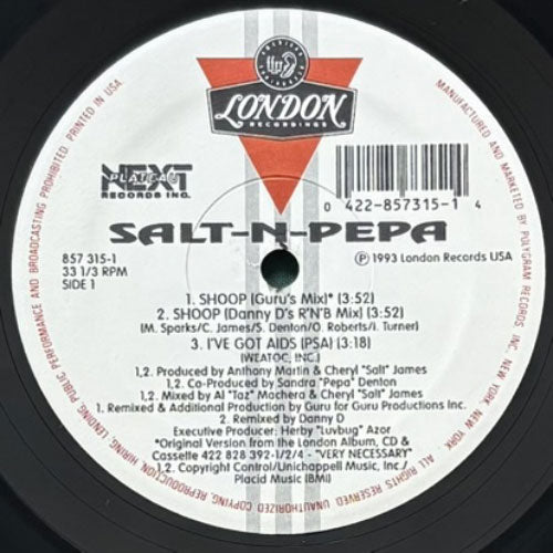SALT-N-PEPA / SHOOP/I'VE GOT AIDS (PSA)/EMPHATICALLY NO