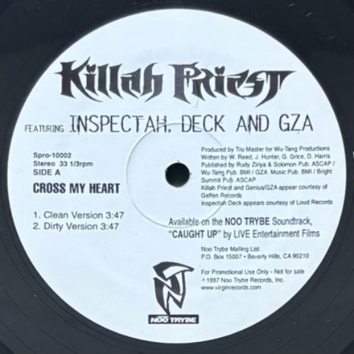 KILLAH PRIEST featuring INSPECTAH DECK & GZA / CROSS MY HEART