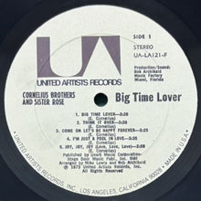 画像をギャラリービューアに読み込む, CORNELIUS BROTHERS AND SISTER ROSE / BIG TIME LOVER
