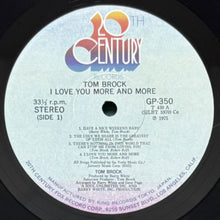 TOM BROCK / I LOVE YOU MORE AND MORE – VINYL CHAMBER