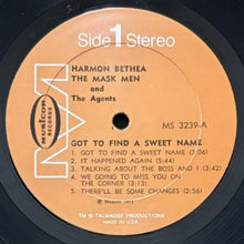 画像をギャラリービューアに読み込む, HARMON BETHEA THE MASK MEN AND THE AGENTS / GOT TO FIND A SWEET NAME
