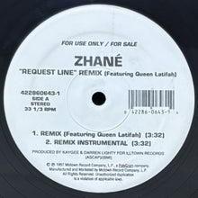 画像をギャラリービューアに読み込む, ZHANE featuring QUEEN LATIFAH / REQUEST LINE (REMIX)
