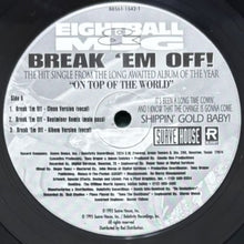 画像をギャラリービューアに読み込む, EIGHTBALL &amp; MJG / BREAK &#39;EM OFF
